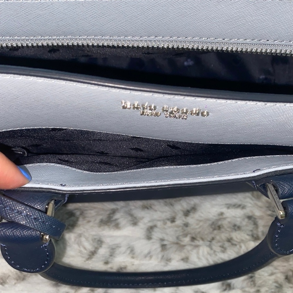 Kate Spade Blue Purse Satchel NWOT - Picture 5 of 14